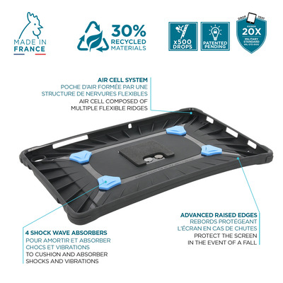 Mobilis PROTECH Pack 360°- Case for Galaxy Tab Active 4 Pro