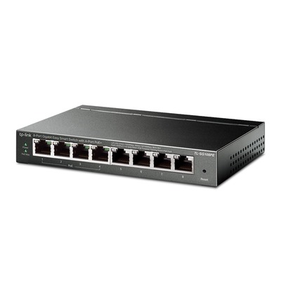 TP-Link TL-SG108PE 8-Port Gigabit Desktop POE Smart Switch