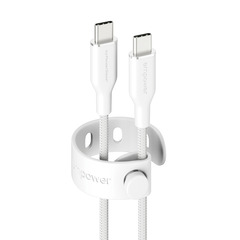 empower Racing 60W USB-C to USB-C Cable USB/2.0/1.2M White