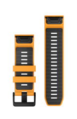 Garmin Ersatzarmband QuickFit 26mm Silikon Orange/Graphit