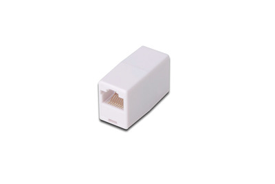 DIGITUS Cat 5e, Modular-Kupplung, ungeschirmt RJ45, weiß