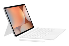 Samsung Book Cover Keyboard für Tab S10+/S9+/S9 FE+ White