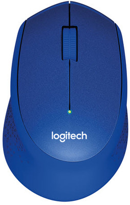 Logitech M330 SILENT Plus Wireless Maus blau