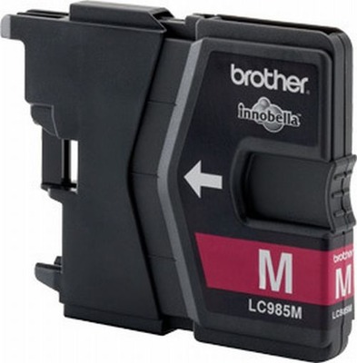 Brother Tintenpatrone LC-985M Magenta (ca. 260 Seiten)
