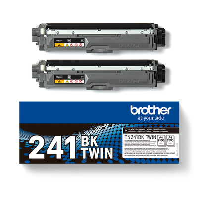 Brother Toner Doppelpack TN-241BKTWIN (ca. 2x 2500 Seiten)