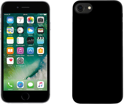 PEDEA Soft TPU Case für iPhone 7/8/SE 20/ SE 22, schwarz