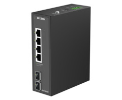 D-Link DIS-100G-06 6-Port Gigabit Industrial Unmanag. Switch