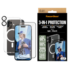 PanzerGlass 3-in-1 Protection iPhone 16