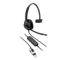 Poly Mission 415 Monaural USB Wired Headset Classic (Bulk)