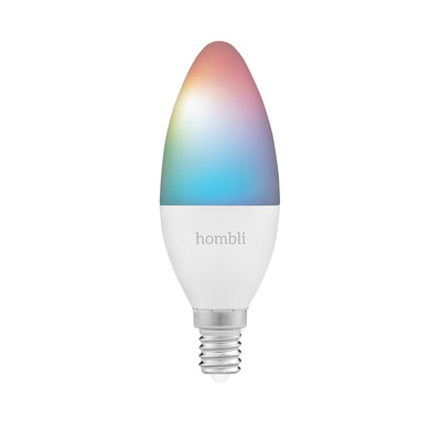Hombli smarte Glühbirne, 4,5W, E14, RGB, CCT, 1+1 Promo Pack