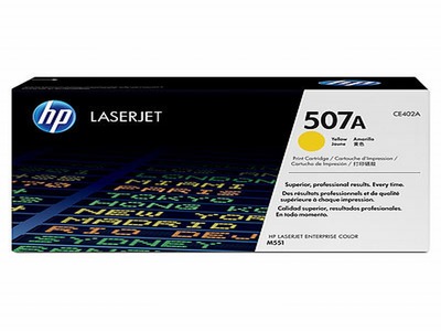 HP Toner 507A CE402A Gelb (ca. 6.000 Seiten)