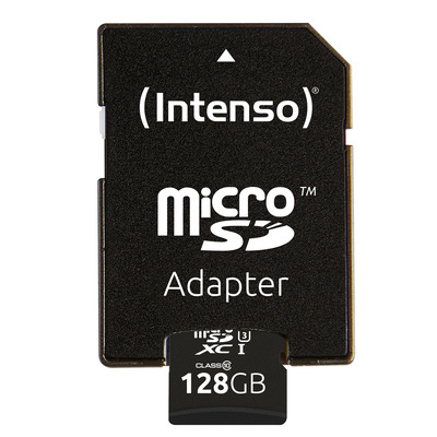Intenso 128GB microSDXC Class10 UHS-I Professional + SDAdapter