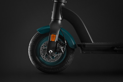 SOFLOW - SO4 pro E-Scooter 10,5 Ah, blk/grn, dt. Straßenzul.