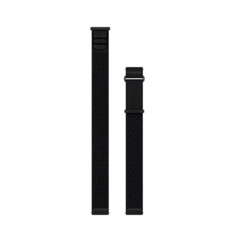 Garmin Schnellwechsel-Armband 20 mm Nylon Schwarz/Schiefergrau