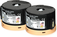 Epson Toner S050711 Schwarz,  Doppelpack