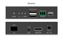 DIGITUS HDMI Fiber KVM IP Extender Set, 4K/60Hz