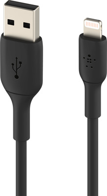 Belkin Lightning Lade/Sync Kabel PVC mfi zertifiziert 15cm blk