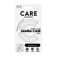CARE Case Fashionable Samba w. MagSafe, clear iPhone 17e / 16e