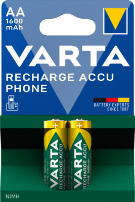 VARTA RECHARGE ACCU Phone AA 1600mAh Blister 2