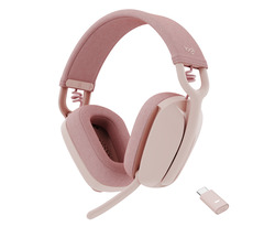 Logitech Zone Vibe Wireless Headset für Teams, USB-A/C, rose
