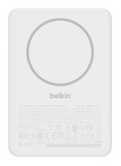 Belkin Slim, Magnetische Powerbank 5.000mAh, 7.5 W, weiss