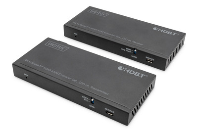 DIGITUS 4K HDBaseT™ HDMI KVM Extender Set, 150 m