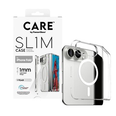 CARE PanzerGlass SL1M Case iPhone 18 Fold -clear
