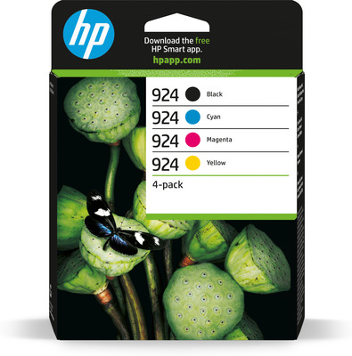 HP 924 CMYK Original Tintenpatrone 4er-Pack