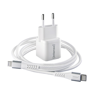 Intenso Power Adapter 30W, USB-C mit Lightning-Kabel