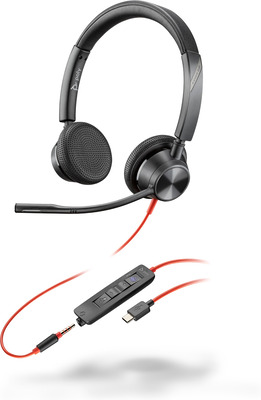 Poly Headset Blackwire C3325 Teams USB-C/A (etail)