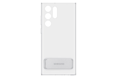 Samsung Clear Standing Cover für Galaxy S22 Ultra, Transparent