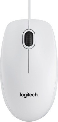 Logitech B100 Mouse Weiß