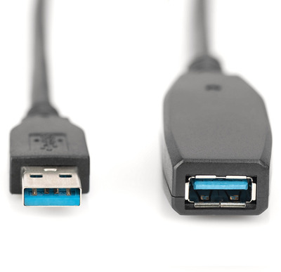 DIGITUS Aktives USB 3.0 Verlängerungskabel, 20m