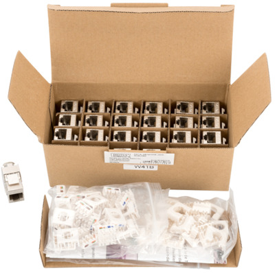 DIGITUS CAT 6A Keystone Modul geschirmt werkzeugfrei Set=24 St