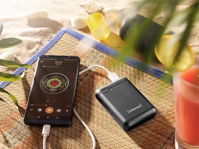 Intenso Powerbank XS10000 10000 mAh Type C Schwarz