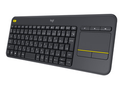 Logitech K400 Plus Touch-Tastatur, graphit QWERTZ-Layout
