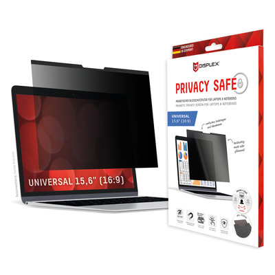 DISPLEX Blickschutzfilter Privacy Safe Universal 15,6", 16:9