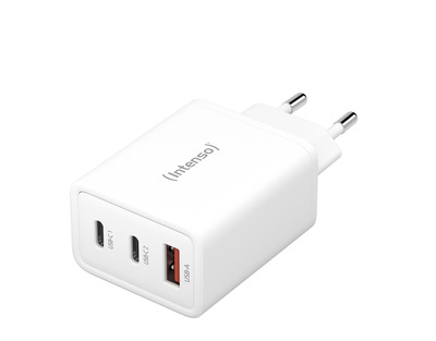 Intenso Power Adapter 65W, USB-A u. 2x USB-C