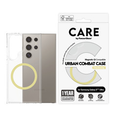 CARE Flagship Case Clear w. Chardonnay QI Galaxy S25 Ultra