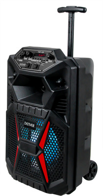 Denver TSP-120 Schwarz, Bluetooth, Lautsprecher, 3,5 mm Klinke, AUX In, USB