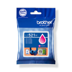 Brother Tintenpatronen LC-521M Magenta (ca. 500 Seiten)