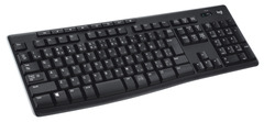 Logitech K270 kabellose Tastatur QWERTZ-Layout, schwarz