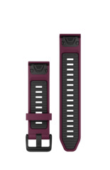 Garmin Ersatzarmband QuickFit 20mm Silikon Merlot/Graphit