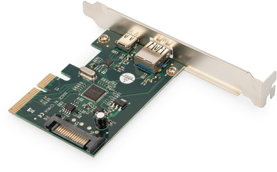 DIGITUS PCIe Karte, USB Type-C™ + USB A