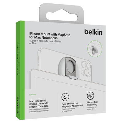 Belkin iPhone Halter mit MagSafe für MacBooks, weiß