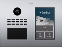 DoorBird D31TDH Video Türstation Edelstahl V4A, Chrom-Optik