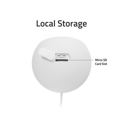 Hombli smarte outdoor Kamera, Compact Cam 2K, weiß