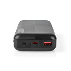 NEDIS Powerbank 20000mAh, schwarz