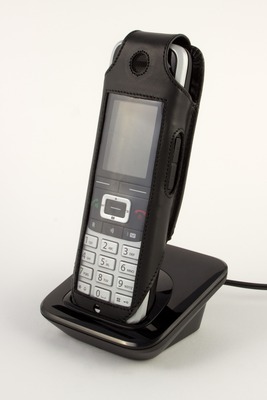 Ledertasche Unify OpenScape S5/Gigaset (Stahlgürtelclip)