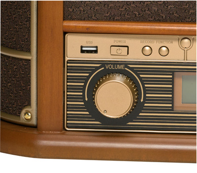 Denver Retro Musik-Center mit Plattenspieler MCR-50MK3